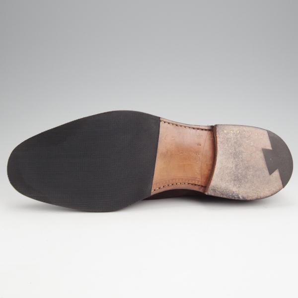 極上★チャーチ 75F/UK7.5【現行モデル定価￥176,000-★コンサル/CONSUL】173ラスト/ストレートチップ/スエード/濃茶/Church's★j622