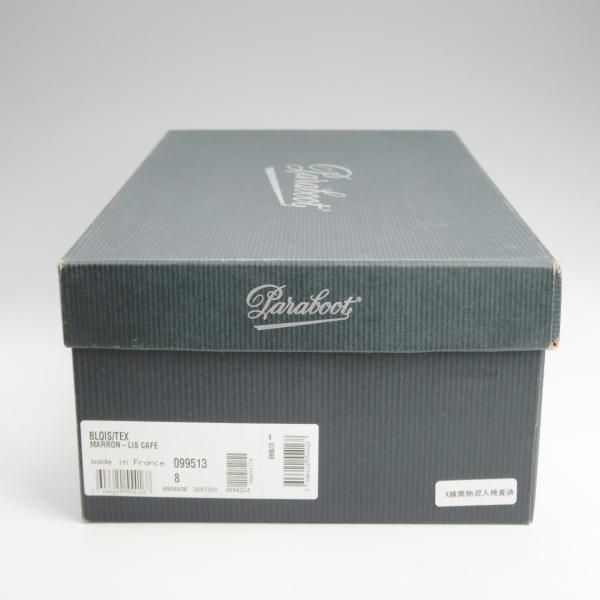 極美品★パラブーツ SIZE 8【定価￥79,200-★ブロワ/BLOIS】チャッカブーツ/TEXソール/リスレザー/CAFE/カフェ/濃茶/Paraboot★j624