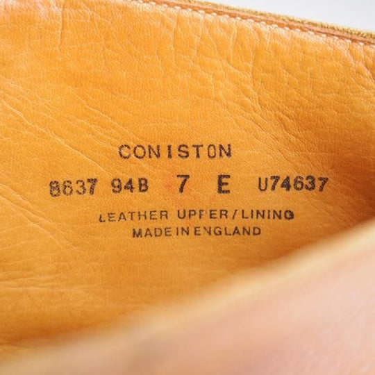 ★クロケット&ジョーンズ 7E【定価￥99,000-★ダイナイトソール仕様/CONISTON/コニストン】325ラスト/ブーツ/茶/Crockett&Jones★j625