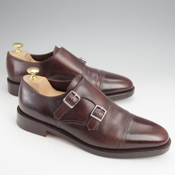 極美品★ジョンロブ 6.5E【定価￥224,400-★WILLIAM/ウィリアム】9795ラスト/ミュージアムカーフ/濃茶/ダブルモンク/JOHN LOBB★j626