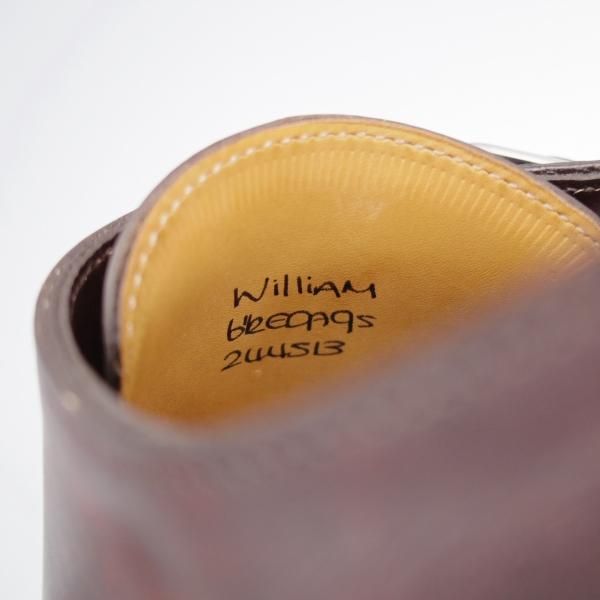 極美品★ジョンロブ 6.5E【定価￥224,400-★WILLIAM/ウィリアム】9795ラスト/ミュージアムカーフ/濃茶/ダブルモンク/JOHN LOBB★j626