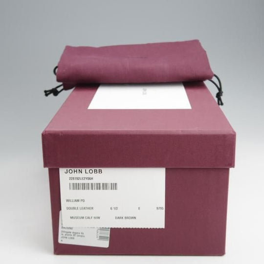 極美品★ジョンロブ 6.5E【定価￥224,400-★WILLIAM/ウィリアム】9795ラスト/ミュージアムカーフ/濃茶/ダブルモンク/JOHN LOBB★j626