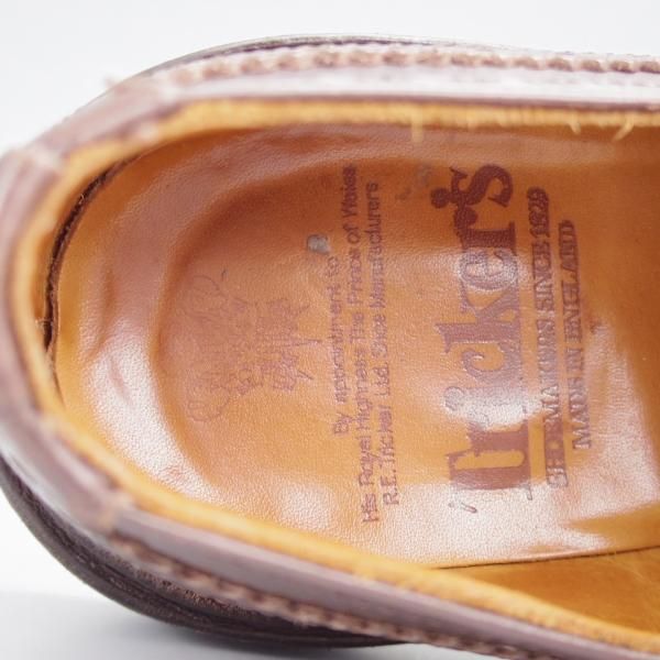 ★トリッカーズ SIZE 6.5【定価￥121,000-★ダイナイトソール/BOURTON/バートン】5633/カントリーシューズ/濃茶/Tricker's★j627