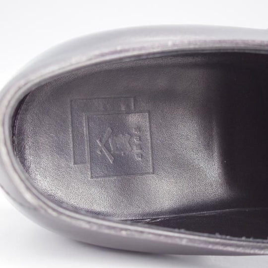 極美品★三陽山長 SIZE 7.5【定価￥80,300-★友之介/R309ラスト】ストレートチップ/カーフ/黒/メンズ/TOMONOSUKE/Sanyo Yamacho★j628
