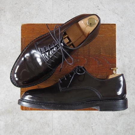 極上★ジャランスリワヤ SIZE 7【定価￥88,000-★コードバン仕様/98902】TIMOラスト/プレーントゥ/黒/メンズ/JALAN SRIWIJAWA★j629