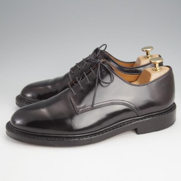 極上★ジャランスリワヤ SIZE 7【定価￥88,000-★コードバン仕様/98902】TIMOラスト/プレーントゥ/黒/メンズ/JALAN SRIWIJAWA★j629