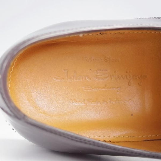 極上★ジャランスリワヤ SIZE 7【定価￥88,000-★コードバン仕様/98902】TIMOラスト/プレーントゥ/黒/メンズ/JALAN SRIWIJAWA★j629