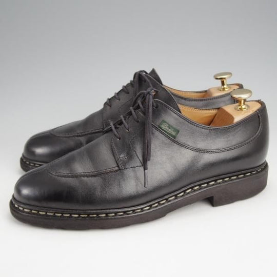 極上★パラブーツ SIZE 6【定価￥79,200-★アヴィニョン/AVIGNON】グリフソール/リスレザー/Uチップ/NOIR/黒/メンズ/Paraboot★j630