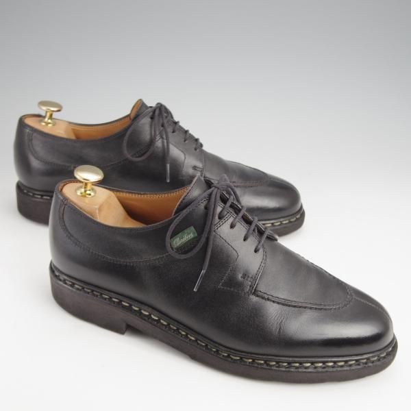 極上★パラブーツ SIZE 6【定価￥79,200-★アヴィニョン/AVIGNON】グリフソール/リスレザー/Uチップ/NOIR/黒/メンズ/Paraboot★j630