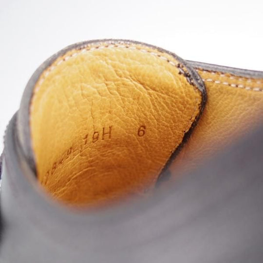 極上★パラブーツ SIZE 6【定価￥79,200-★アヴィニョン/AVIGNON】グリフソール/リスレザー/Uチップ/NOIR/黒/メンズ/Paraboot★j630