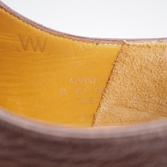 極上★J.M.ウエストン 7.5E【貴重★WESTON VINTAGE/ノヴォカーフ仕様/GOLF】ゴルフ/641/31ラスト/Uチップ/濃茶/ヴィンテージ★j631