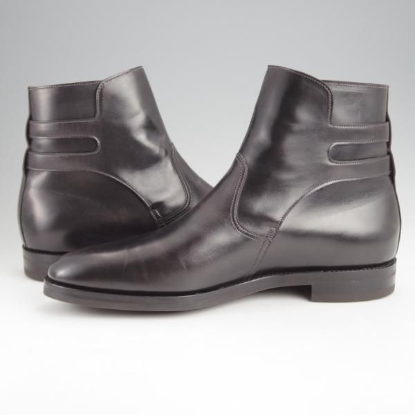 未使用★ジョンロブ 7E【極希少★DEAUVILLE/ドーヴィル/ミスティカーフ】7000Bラスト/ダブルバックル/ブーツ/黒/JOHN LOBB★j632