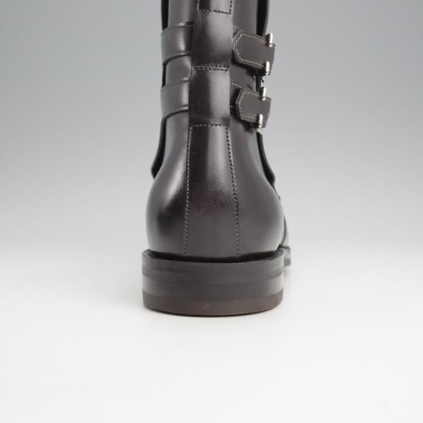 未使用★ジョンロブ 7E【極希少★DEAUVILLE/ドーヴィル/ミスティカーフ】7000Bラスト/ダブルバックル/ブーツ/黒/JOHN LOBB★j632