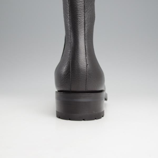 未使用★(伊)F.LLIジャコメッティ SIZE 40.5【定価￥117,700-★ゴートレザー(山羊革)/サイドゴアブーツ】FG208/黒/Giacometti★j633