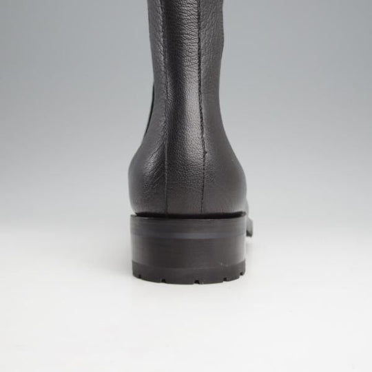 未使用★(伊)F.LLIジャコメッティ SIZE 40.5【定価￥117,700-★ゴートレザー(山羊革)/サイドゴアブーツ】FG208/黒/Giacometti★j633