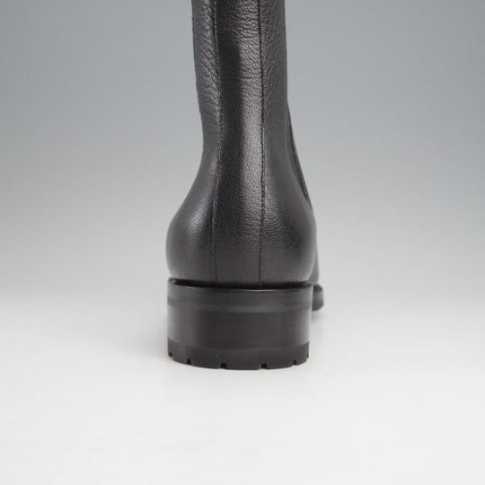 未使用★(伊)F.LLIジャコメッティ SIZE 40.5【定価￥117,700-★ゴートレザー(山羊革)/サイドゴアブーツ】FG208/黒/Giacometti★j633