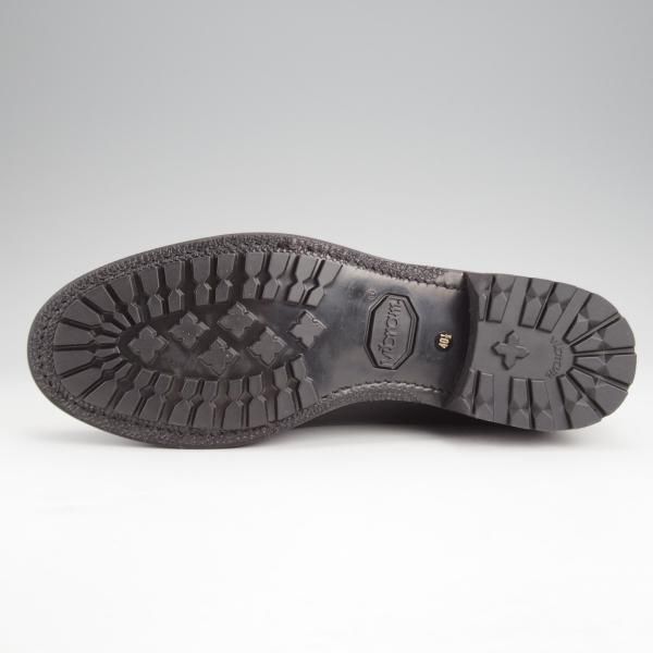 未使用★(伊)F.LLIジャコメッティ SIZE 40.5【定価￥117,700-★ゴートレザー(山羊革)/サイドゴアブーツ】FG208/黒/Giacometti★j633