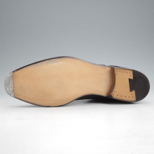 未使用★(伊)F.LLIジャコメッティ SIZE 40.5【定価￥151,800-★ジョッパーブーツ/FG337】(仏)デュプイ社のカーフ/黒/Giacometti★j634