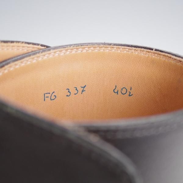 未使用★(伊)F.LLIジャコメッティ SIZE 40.5【定価￥151,800-★ジョッパーブーツ/FG337】(仏)デュプイ社のカーフ/黒/Giacometti★j634