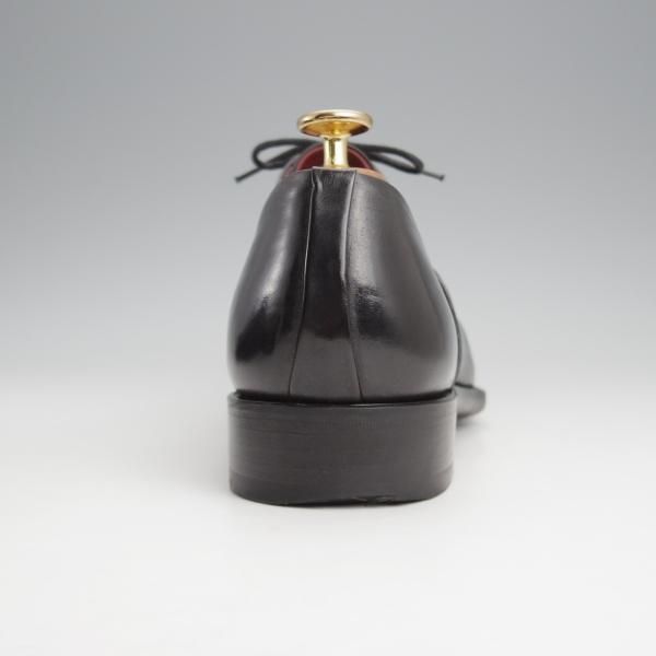 極上★Perfetto/ペルフェット SIZE 7.5【グッドイヤーウェルテッド製法★レベルソ仕立て/ストレートチップ】カーフ/黒/メンズ★j638