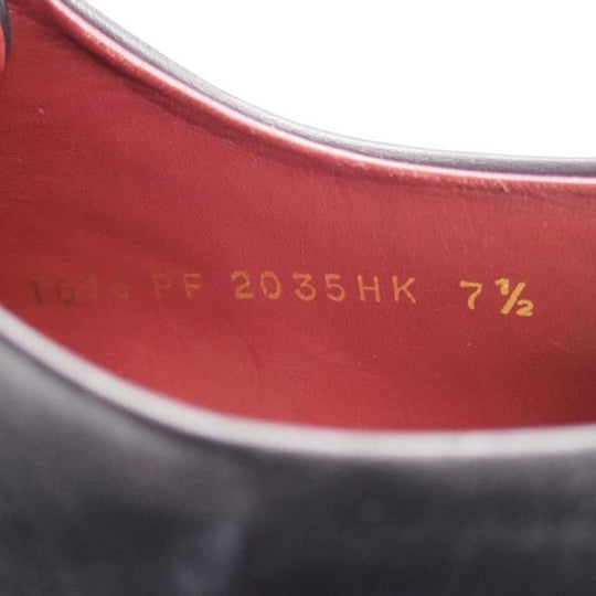 極上★Perfetto/ペルフェット SIZE 7.5【グッドイヤーウェルテッド製法★レベルソ仕立て/ストレートチップ】カーフ/黒/メンズ★j638