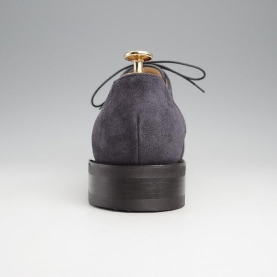 極美品★パラブーツ SIZE 8【定価￥84,700-★ドレス仕様シャンボード/CHAMBORD】Uチップ/スエード/紺/メンズ/Paraboot★j640