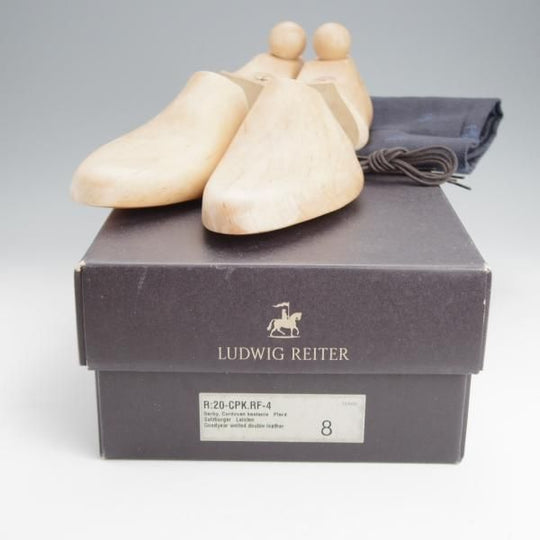 美品★(東欧)ルーディックライター SIZE 8【定価￥165,000-★コードバン/濃茶(シガー系)/純正シューツリー付】LUDWIG REITER★j641
