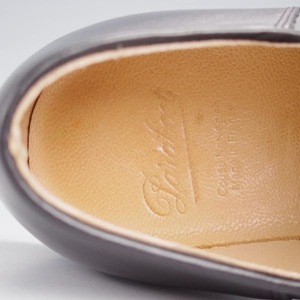 極上★パラブーツ SIZE 40.5【定価￥79,200-★LAPIN(ラビットファー)仕様/ミカエル/MICHAEL】チロリアンシューズ/黒/Paraboot★j643