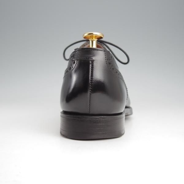 極上★クロケット&ジョーンズ 7E【同系モデル定価￥100,100-★WESTFIELD/ウエストフィールド】341ラスト/セミブローグ/カーフ/黒★j645