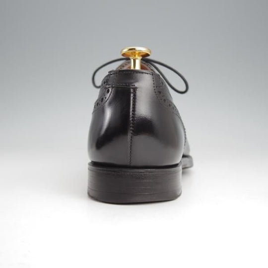 極上★クロケット&ジョーンズ 7E【同系モデル定価￥100,100-★WESTFIELD/ウエストフィールド】341ラスト/セミブローグ/カーフ/黒★j645