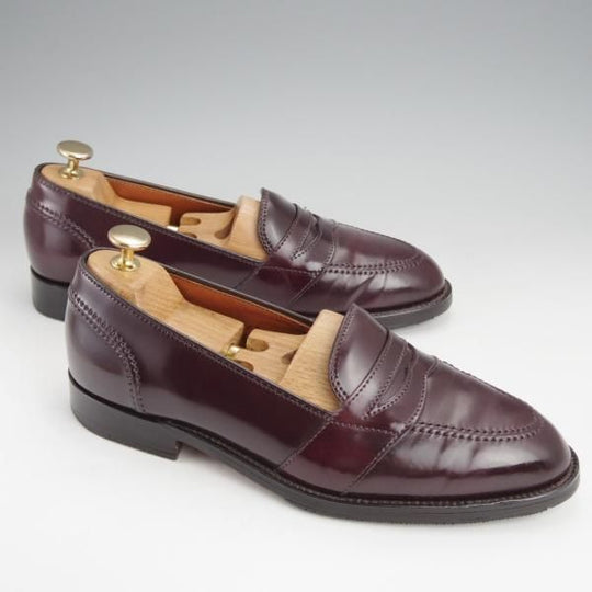 極上★オールデン 6.5D【現行定価17万円程度★コードバン/684/フルストラップ】アバディーンラスト/コインローファー/赤茶/ALDEN★j646