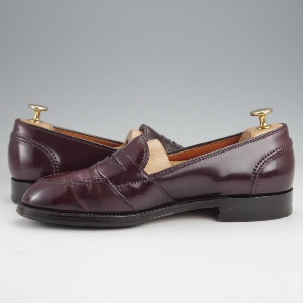 極上★オールデン 6.5D【現行定価17万円程度★コードバン/684/フルストラップ】アバディーンラスト/コインローファー/赤茶/ALDEN★j646