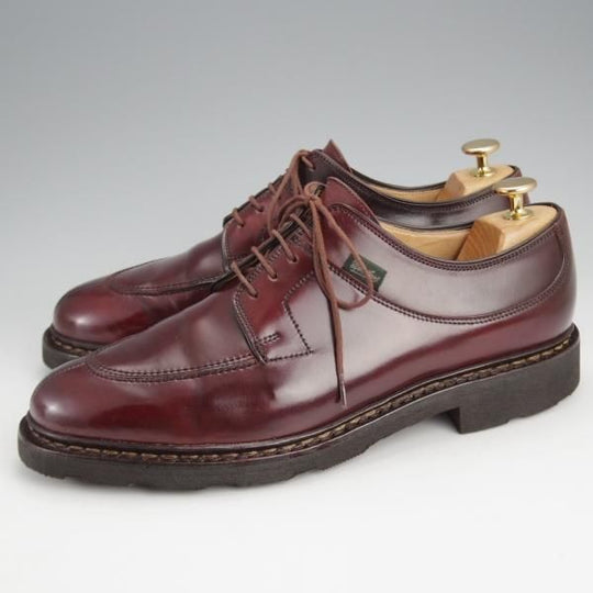 極上★パラブーツ SIZE 8【定価￥148,500-★コードバン仕様/AVIGNON/アヴィニョン】Uチップ/グリフソール/黒/メンズ/Paraboot★j647