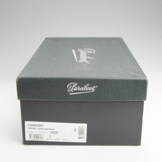 極上★パラブーツ SIZE 8【定価￥148,500-★コードバン仕様/AVIGNON/アヴィニョン】Uチップ/グリフソール/黒/メンズ/Paraboot★j647