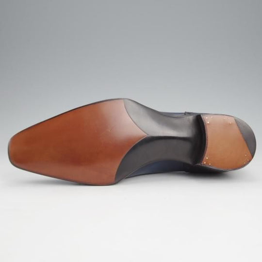 未使用★(英)ガジアーノ&ガーリング 6.5E【モデル定価￥231,000-★DECOラスト/ST.JAMES 2】クォーターブローグ/紺/GAZIANO&GIRLING★j648