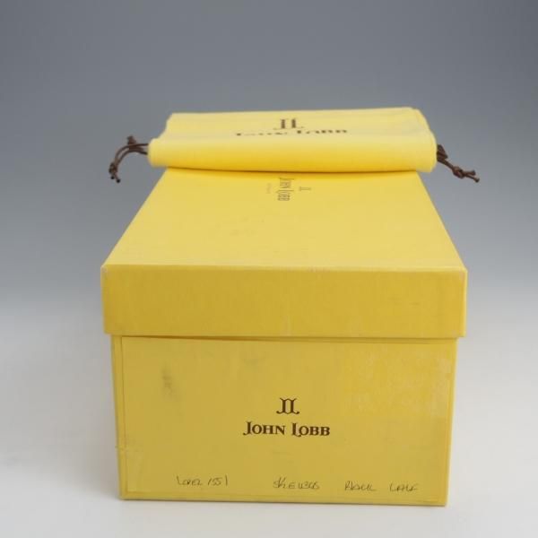 未使用★ジョンロブ 5.5E【現行定価￥231,000-★ロペス/LOPEZ】4395ラスト/コインローファー/カーフ/黒/メンズ/JOHN LOBB★j649