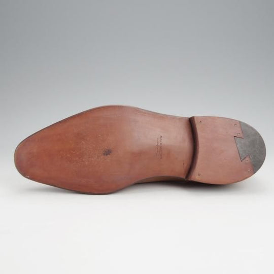 ほぼ試着程度★(仏)Corthay/コルテ SIZE 7【定価20万円程度★クォーターブローグ/薄茶】カーフ/メンズ★j651