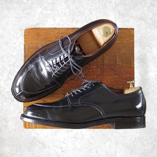 極美品★オールデン 7D【現行定価17万円程度★コードバン/バリーラスト仕様のVチップ】(ハワイ)Leather Soul別注/87150/黒/ALDEN★j652