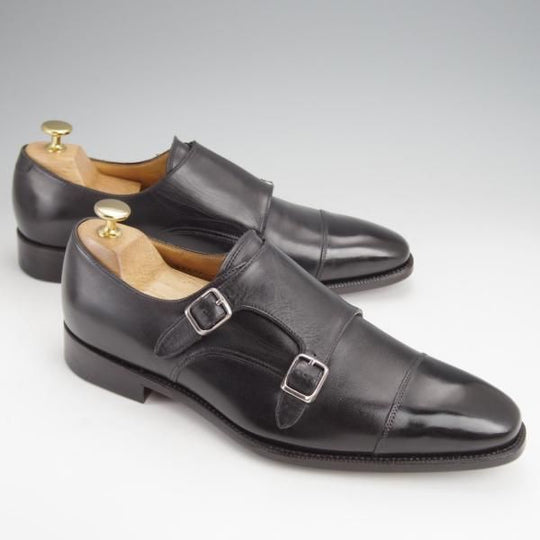 未使用★ユニオンインペリアル SIZE 7.5【★ダブルモンク/U1822/黒】カーフ/メンズ/Union Imperial★j655