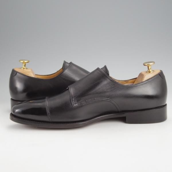 未使用★ユニオンインペリアル SIZE 7.5【★ダブルモンク/U1822/黒】カーフ/メンズ/Union Imperial★j655