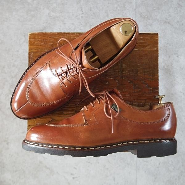 極上★パラブーツ SIZE 8【定価￥79,200-★アヴィニョン/AVIGNON】グリフソール/リスレザー/Uチップ/MARRON/マロン/Paraboot★j659