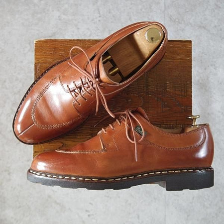 極上★パラブーツ SIZE 8【定価￥79,200-★アヴィニョン/AVIGNON】グリフソール/リスレザー/Uチップ/MARRON/マロン/Paraboot★j659