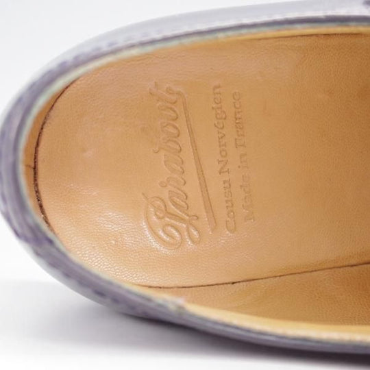 極美品★パラブーツ SIZE 8【定価￥82,500-★ウィリアム/WILLIAM】マルシェソール/ダブルモンク/リスレザー/NUIT/紺/Paraboot★j662