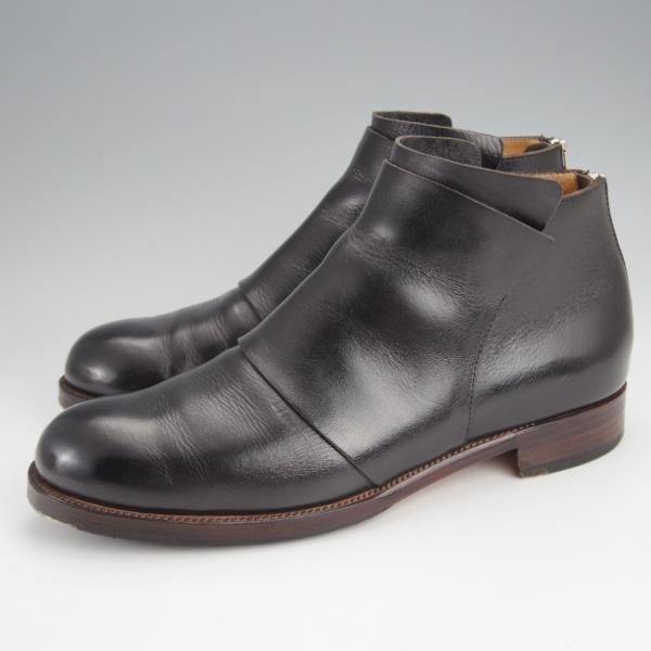 極上★forme/フォルメ SIZE 5(25�p程度)【モデル定価￥82,500-★Zip jodhpurs Boot/ジョッパーブーツ】カーフ/黒/メンズ★j663