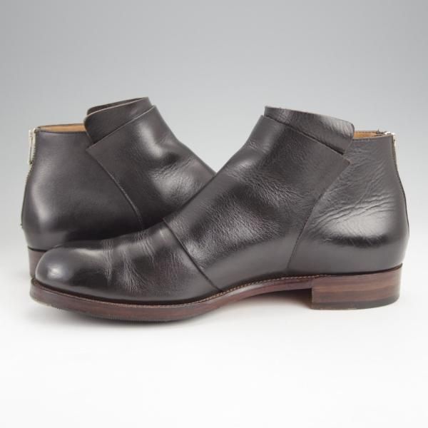 極上★forme/フォルメ SIZE 5(25�p程度)【モデル定価￥82,500-★Zip jodhpurs Boot/ジョッパーブーツ】カーフ/黒/メンズ★j663