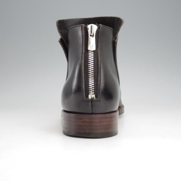 極上★forme/フォルメ SIZE 5(25�p程度)【モデル定価￥82,500-★Zip jodhpurs Boot/ジョッパーブーツ】カーフ/黒/メンズ★j663