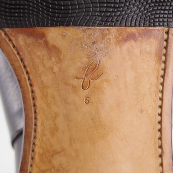 極上★forme/フォルメ SIZE 5(25�p程度)【モデル定価￥82,500-★Zip jodhpurs Boot/ジョッパーブーツ】カーフ/黒/メンズ★j663