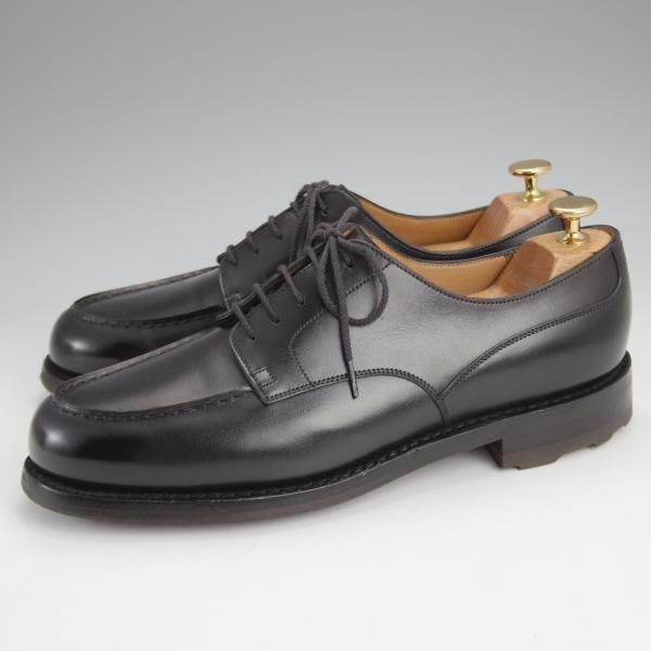 極上★J.M.ウエストン 8B【現行定価￥154,000-★ゴルフ/GOLF】641/31ラスト/Uチップ/ボックスカーフ/黒/Weston/ウェストン★j664