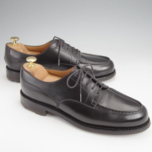 極上★J.M.ウエストン 8B【現行定価￥154,000-★ゴルフ/GOLF】641/31ラスト/Uチップ/ボックスカーフ/黒/Weston/ウェストン★j664