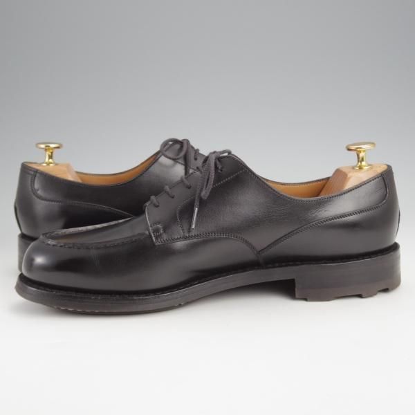 極上★J.M.ウエストン 8B【現行定価￥154,000-★ゴルフ/GOLF】641/31ラスト/Uチップ/ボックスカーフ/黒/Weston/ウェストン★j664